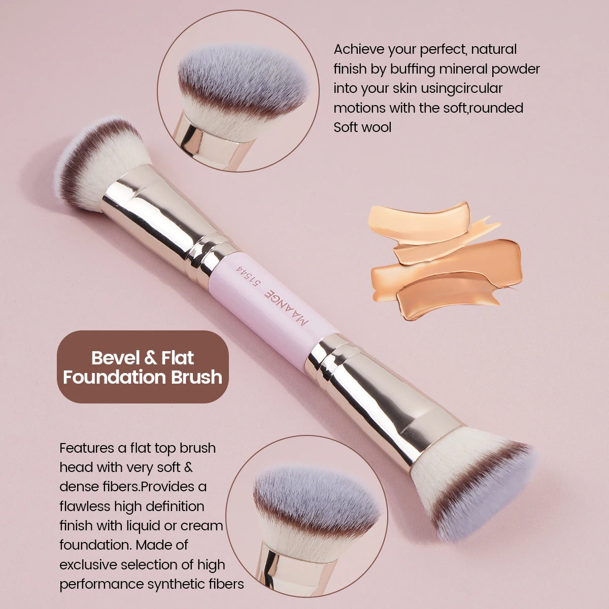 MAANGE Double Head Makeup Brushes
