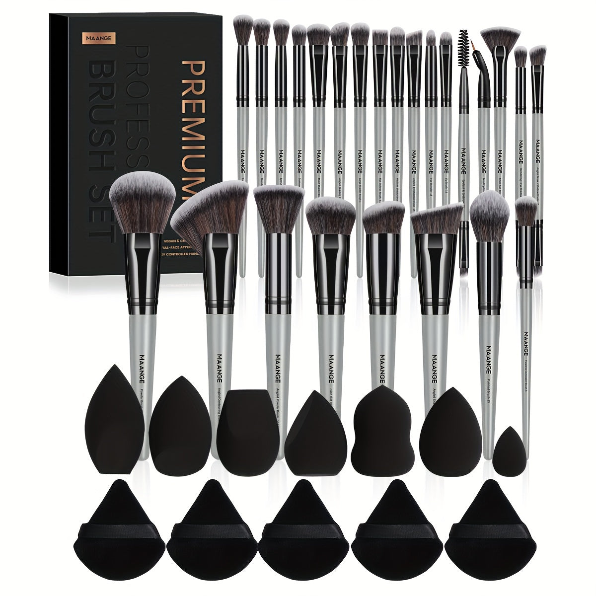 MAANGE Makeup Tool Set - [37 pieces]
